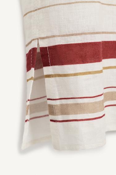 PSTND SHRT - White / Red by Zara - Image 5