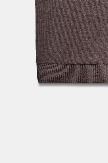 COTTON MODAL STRAPPY TOP - Brown / Taupe by Zara - Image 5