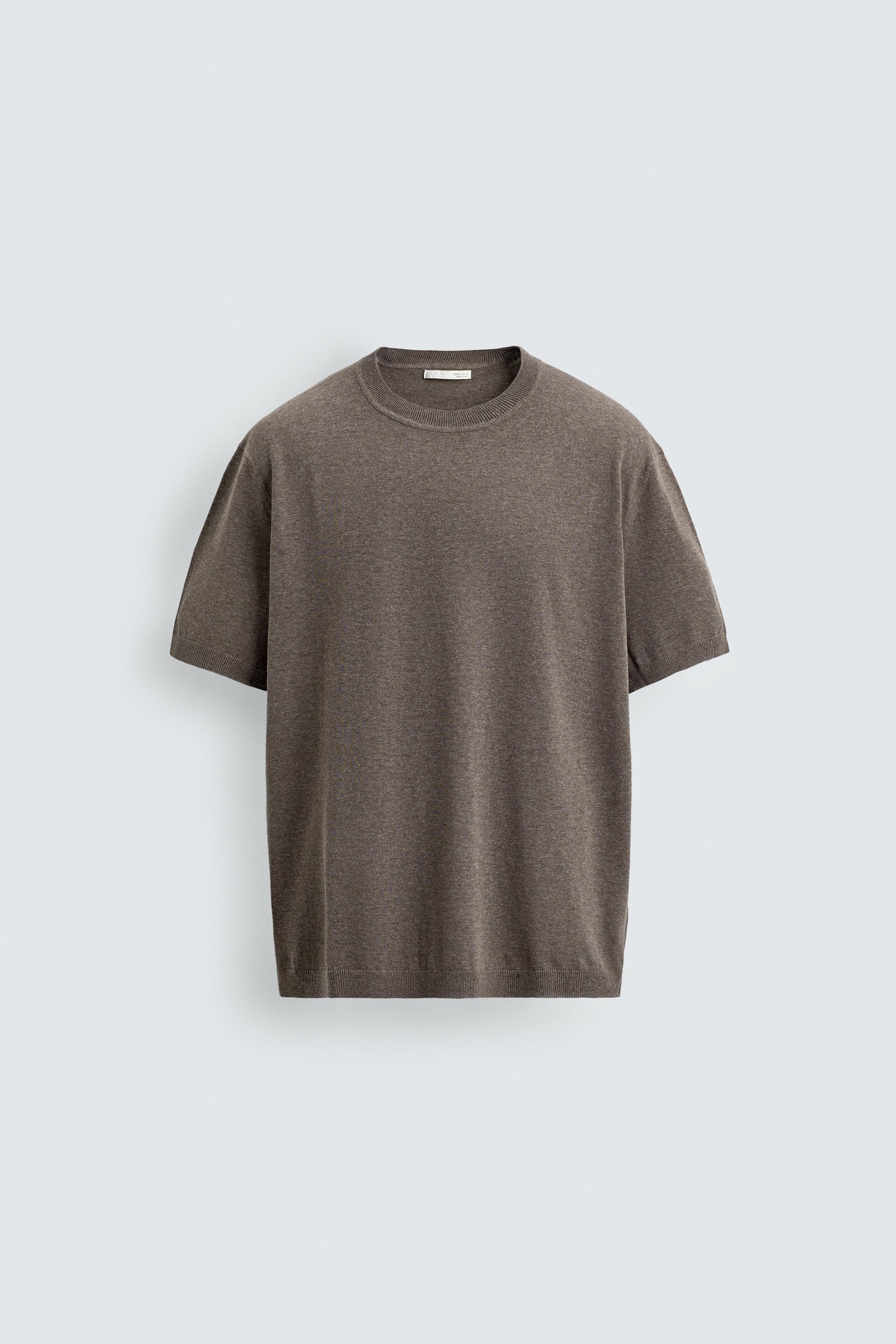 T-SHIRT EN MAILLE REGULAR FIT
