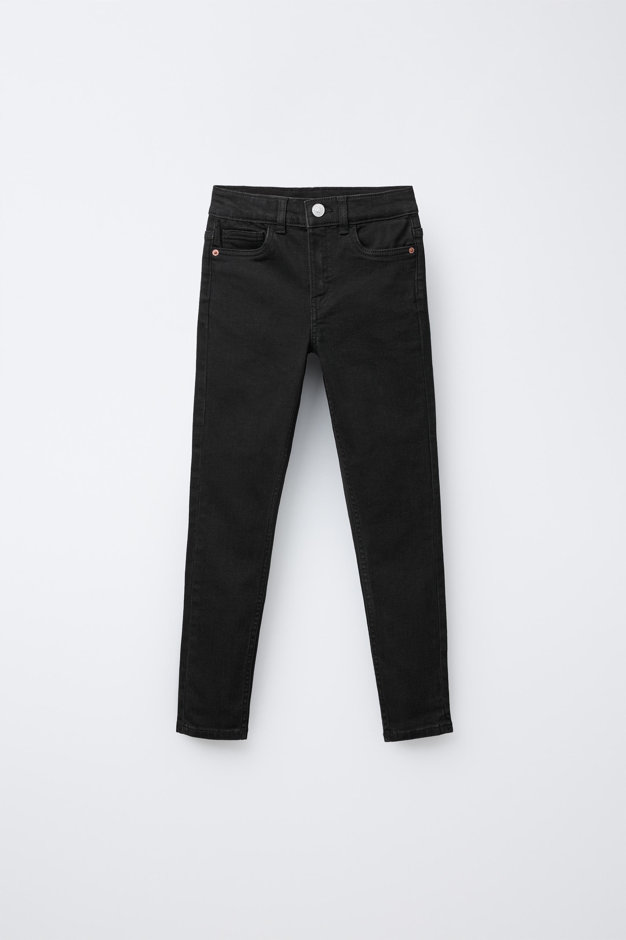 スキニーフィットジーンズ - ブラック | ZARA Japan / 日本