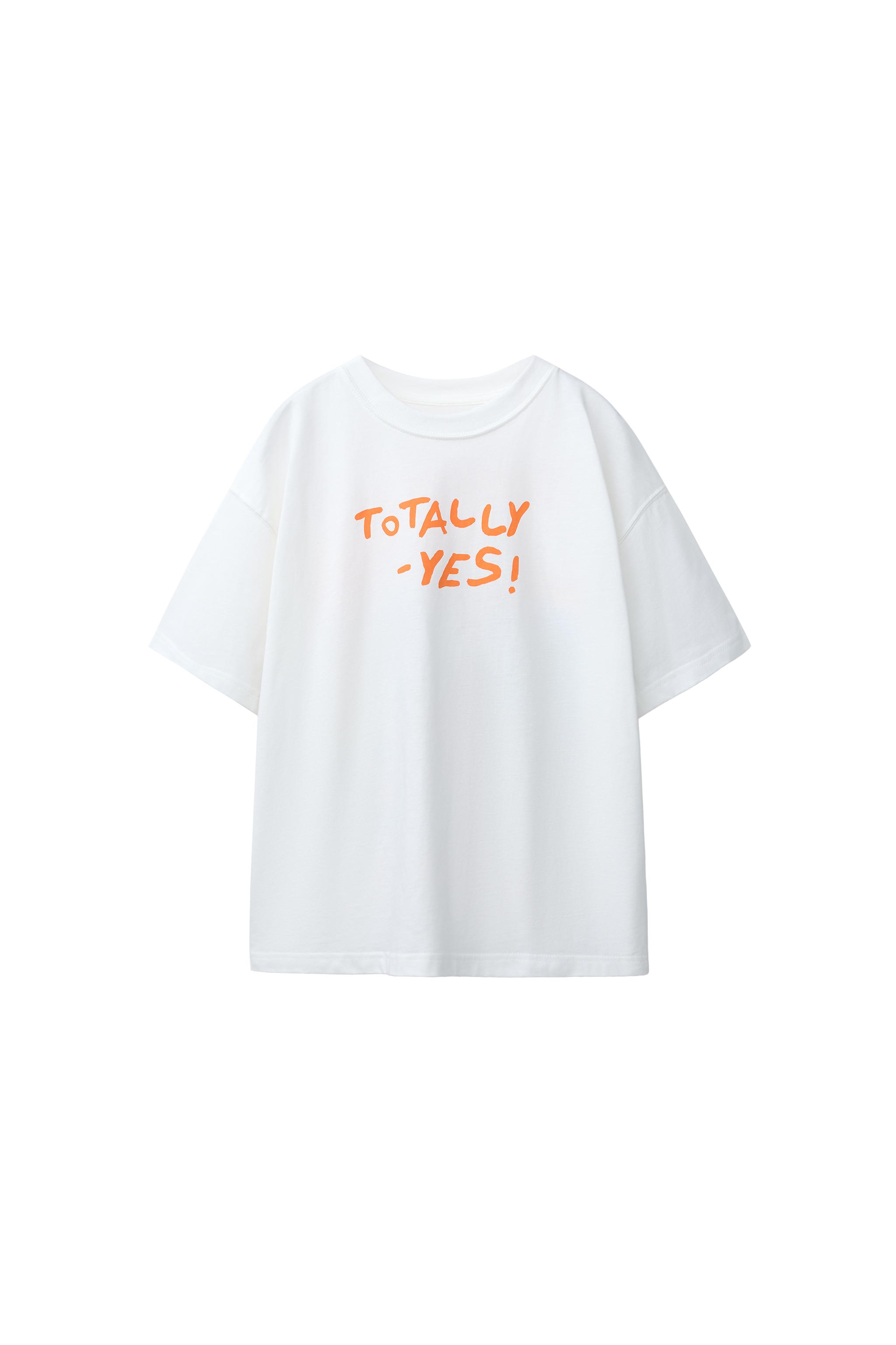 PRINTED T-SHIRT - White | ZARA India