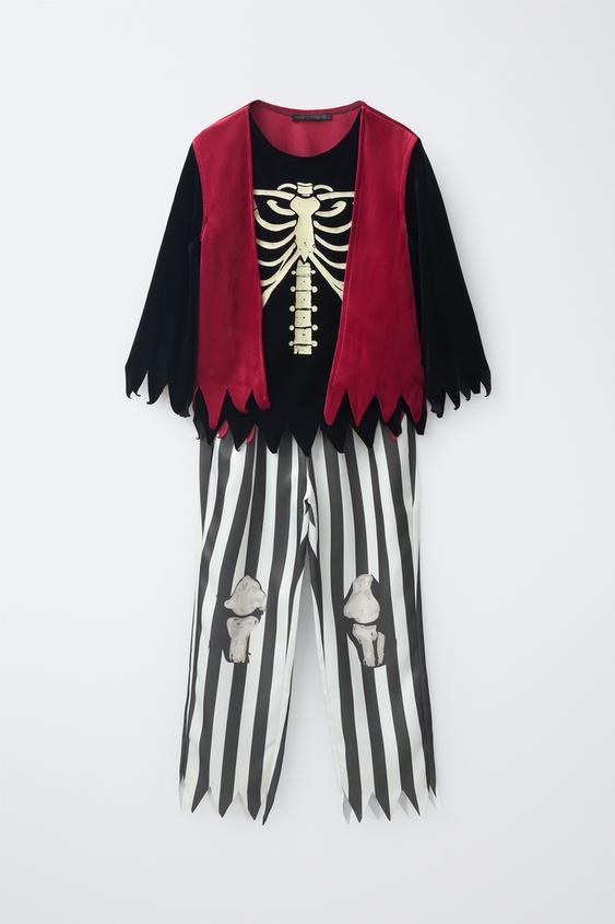 ENSEMBLE DÉGUISEMENT PIRATE SQUELETTE - Noir de Zara - Image 0