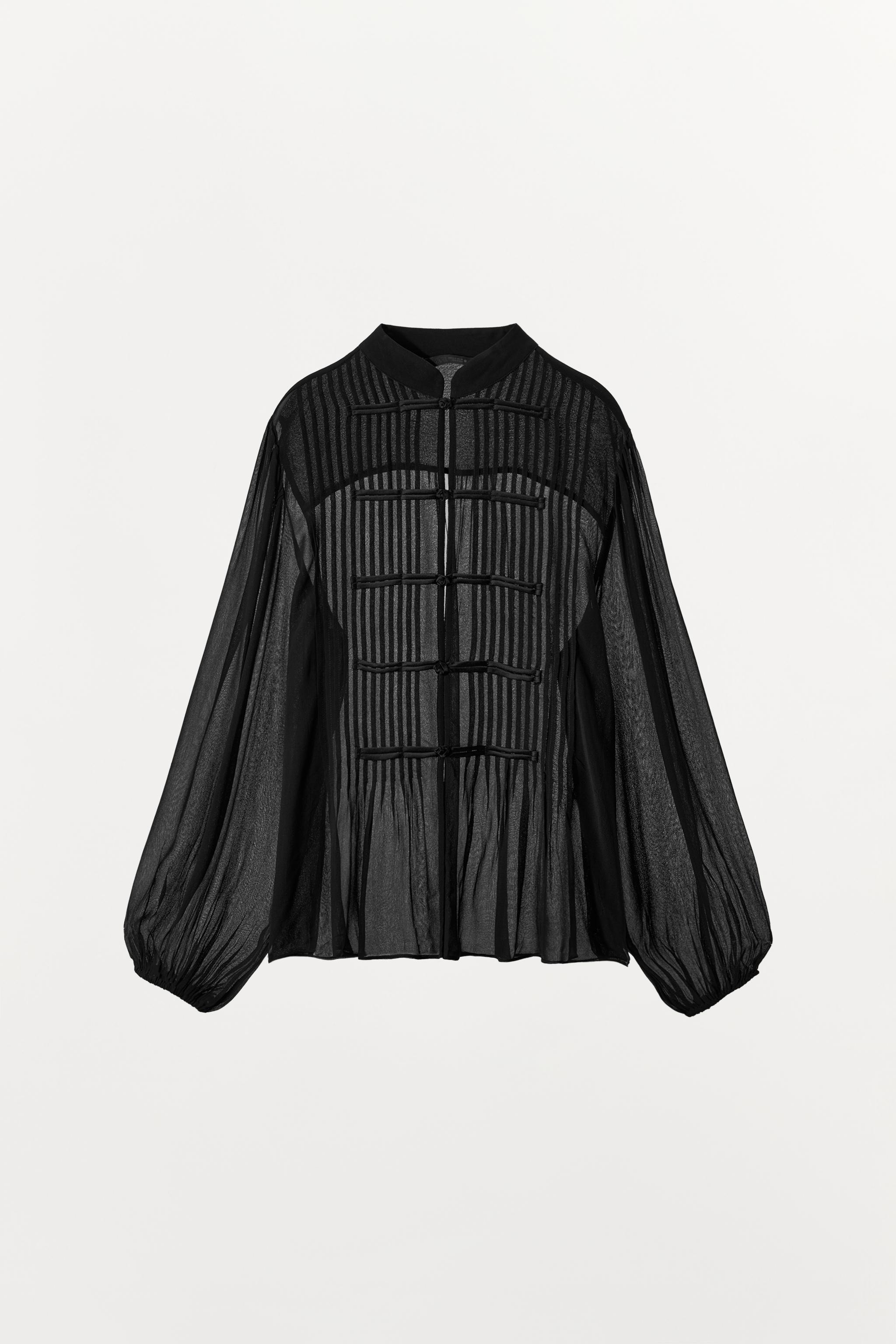 CHEMISE À PLASTRON ET BRANDEBOURGS ZW COLLECTION