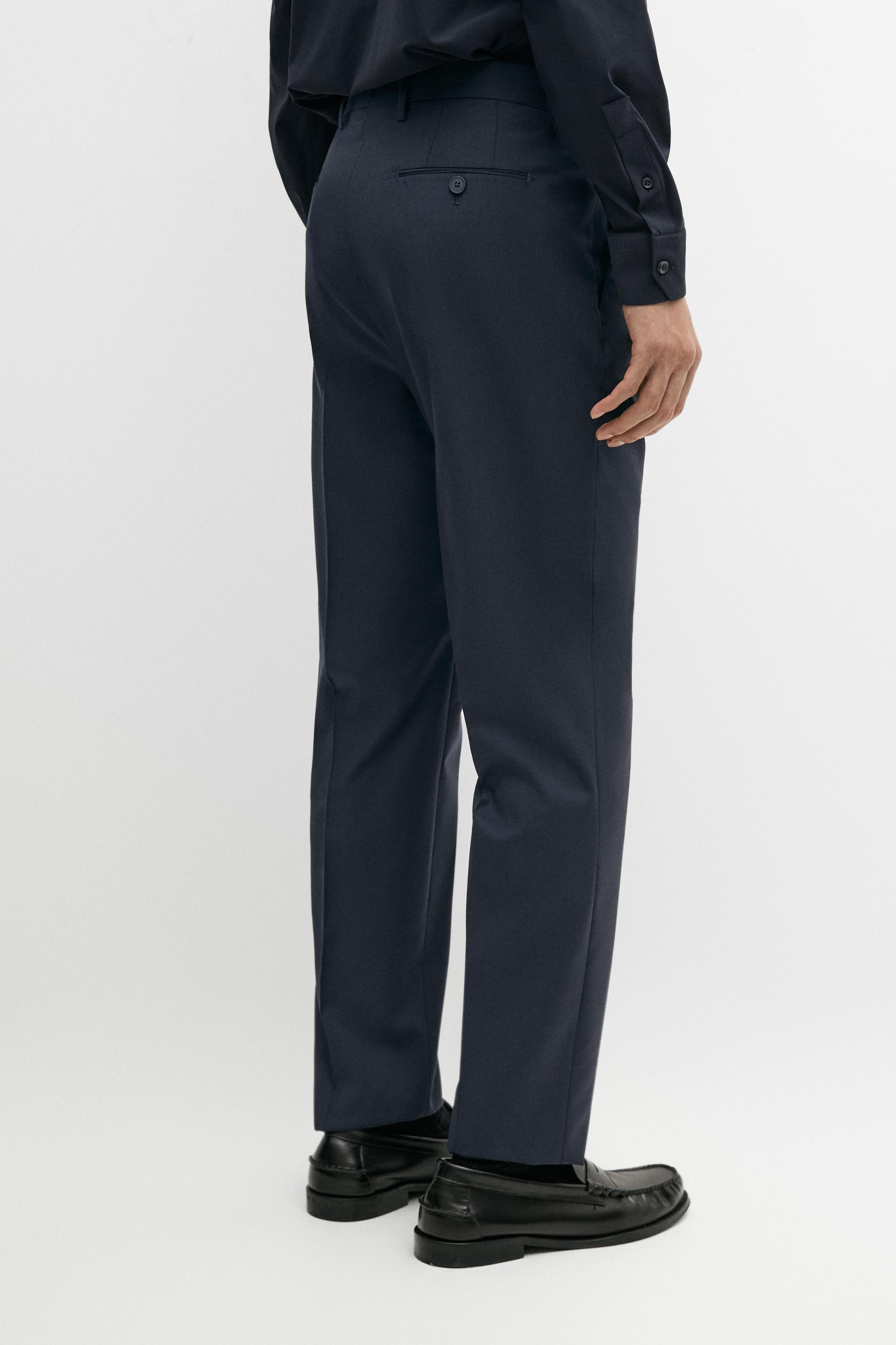 Pantalon de costume en laine froide