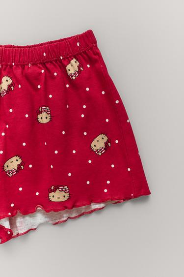 2-6歳用 HELLO KITTY © SANRIO パジャマホワイト/レッドZaraの2-6歳用 HELLO KITTY © SANRIO パジャマ - ホワイト/レッド 