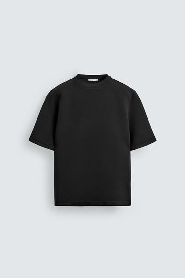 SUDADERA OVERSIZE FIT TÉCNICA - Negro de Zara
