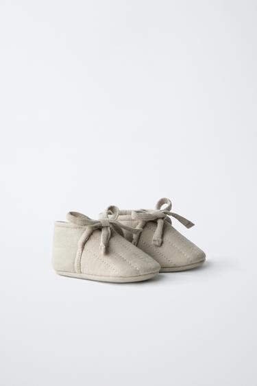 QUILTED BOOTIES - Sand Brown by Zara