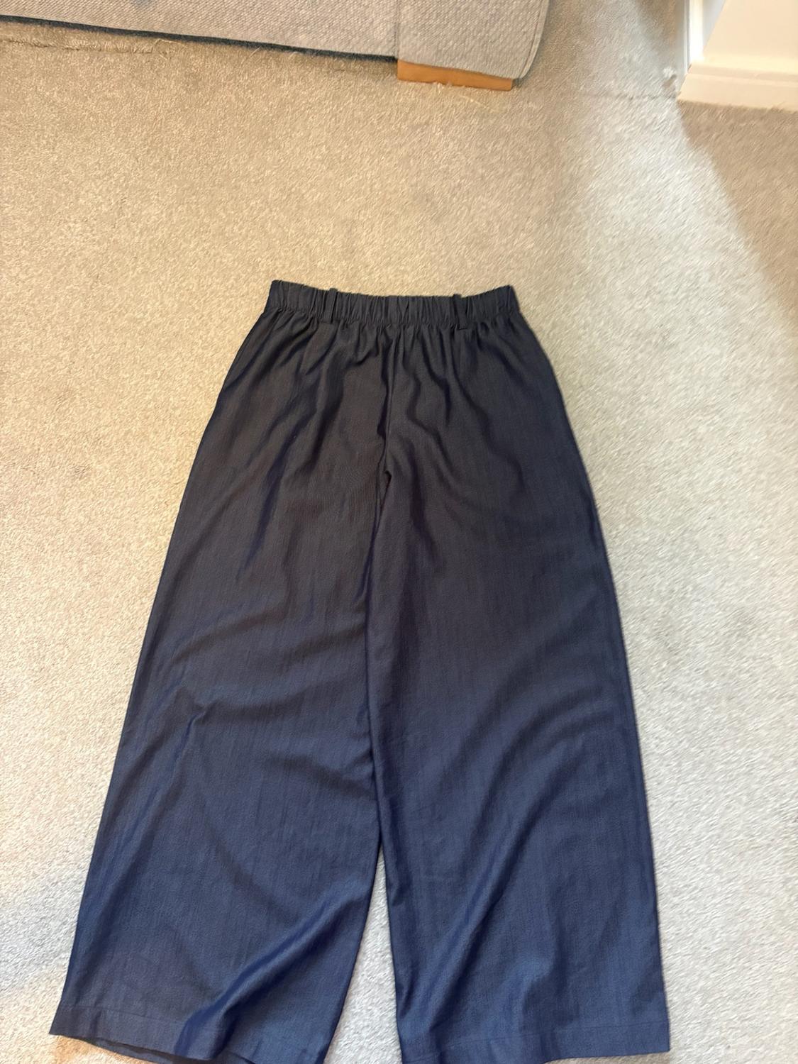 WIDE-LEG TROUSERS WITH BELT - Image 3