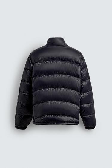 DOUDOUNE 100 % PLUMES DÉPERLANTE - Bleu marine foncé de Zara - Image 7