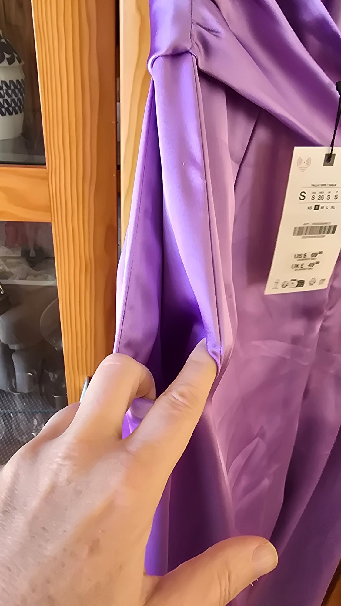 SATIN HALTER NECK JUMPSUIT - Image 3