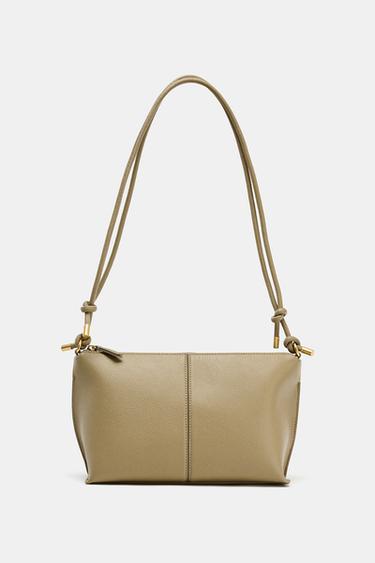 BANDOLERA NUDOS - Verde de Zara