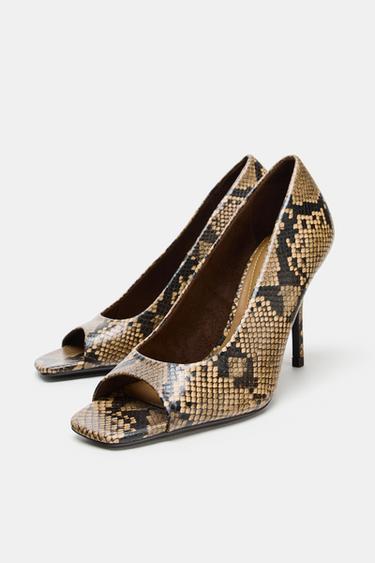 ANIMAL PRINT OPEN TOE SHOES - Multicoloured by Zara - Image 2