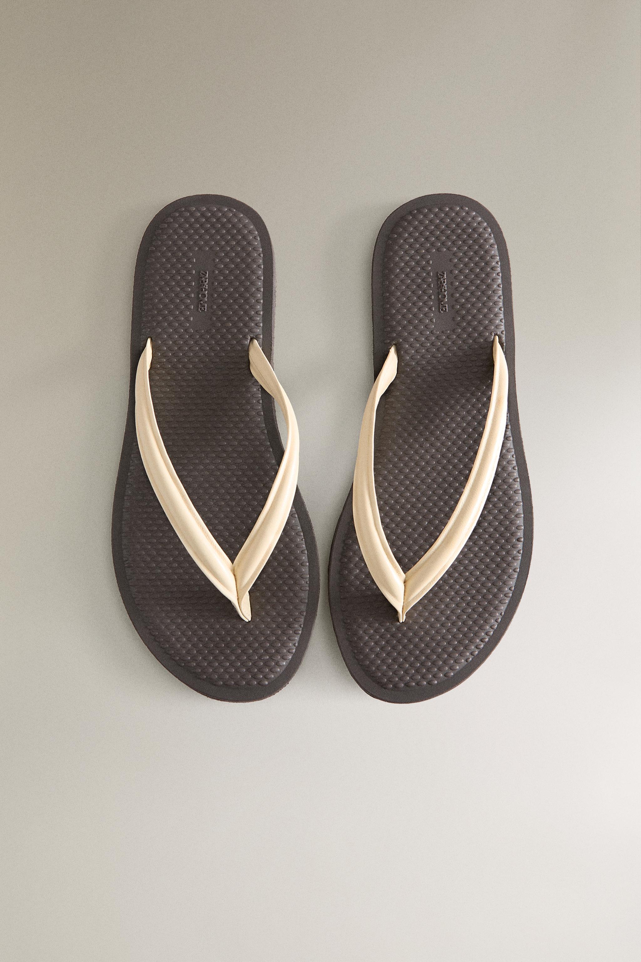 LEATHER STRAP SANDALS