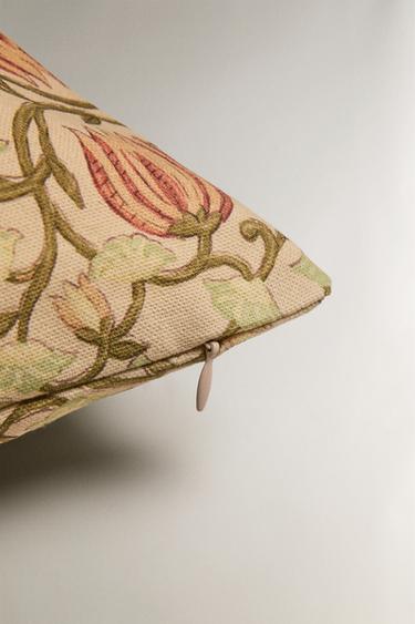 HOUSSE COUSSIN FLORAL - Turquoise de Zara - Image 3