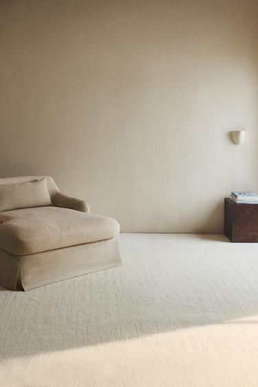 TAPIS LAINE CHEVRONS - Blanc de Zara - Image 5