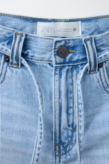 BELTED DENIM BERMUDA SHORTS - Light blue by Zara - Image 2