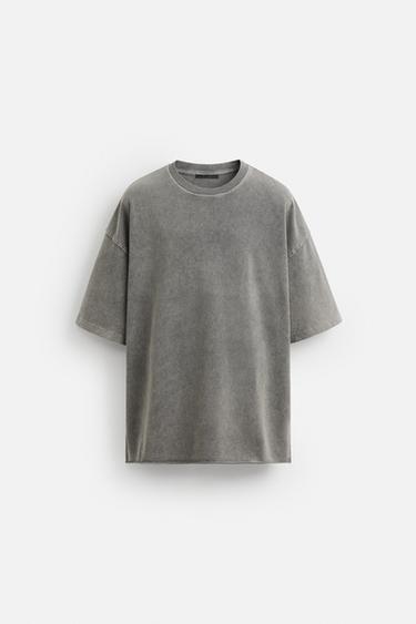 FADED RELAXED FIT SWEATSHIRT - Anthracite grey by Zara