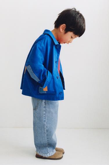 JEAN BAGGY À GENOUILLÈRE - Bleu moyen de Zara - Image 5