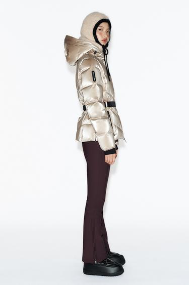 WATER-RESISTANT WINDPROOF DOWN JACKET RECCO® TECHNOLOGY SKI COLLECTION - Gold by Zara - Image 4