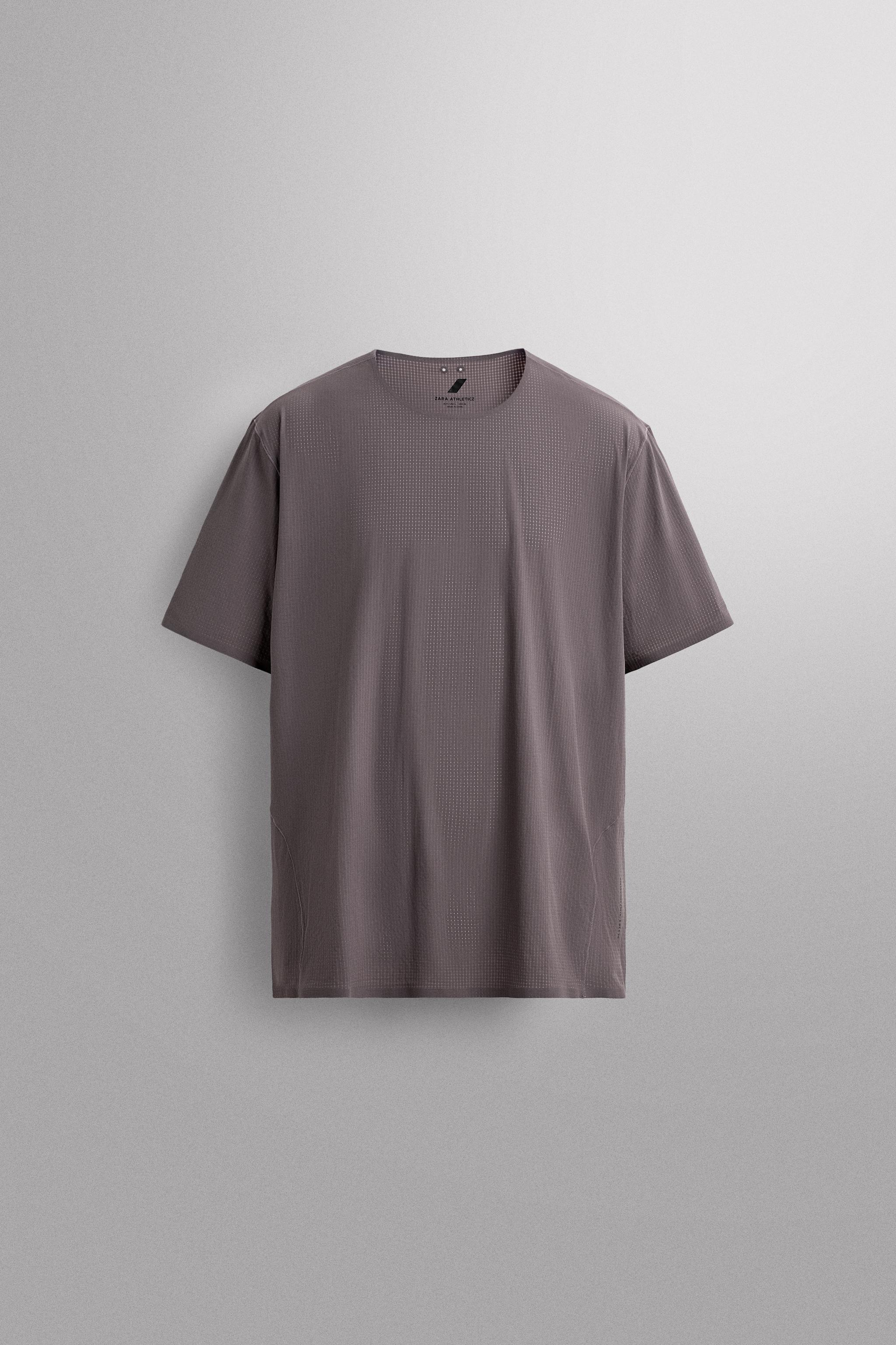 TECHNICAL TEXTURED SHIRT — Purple