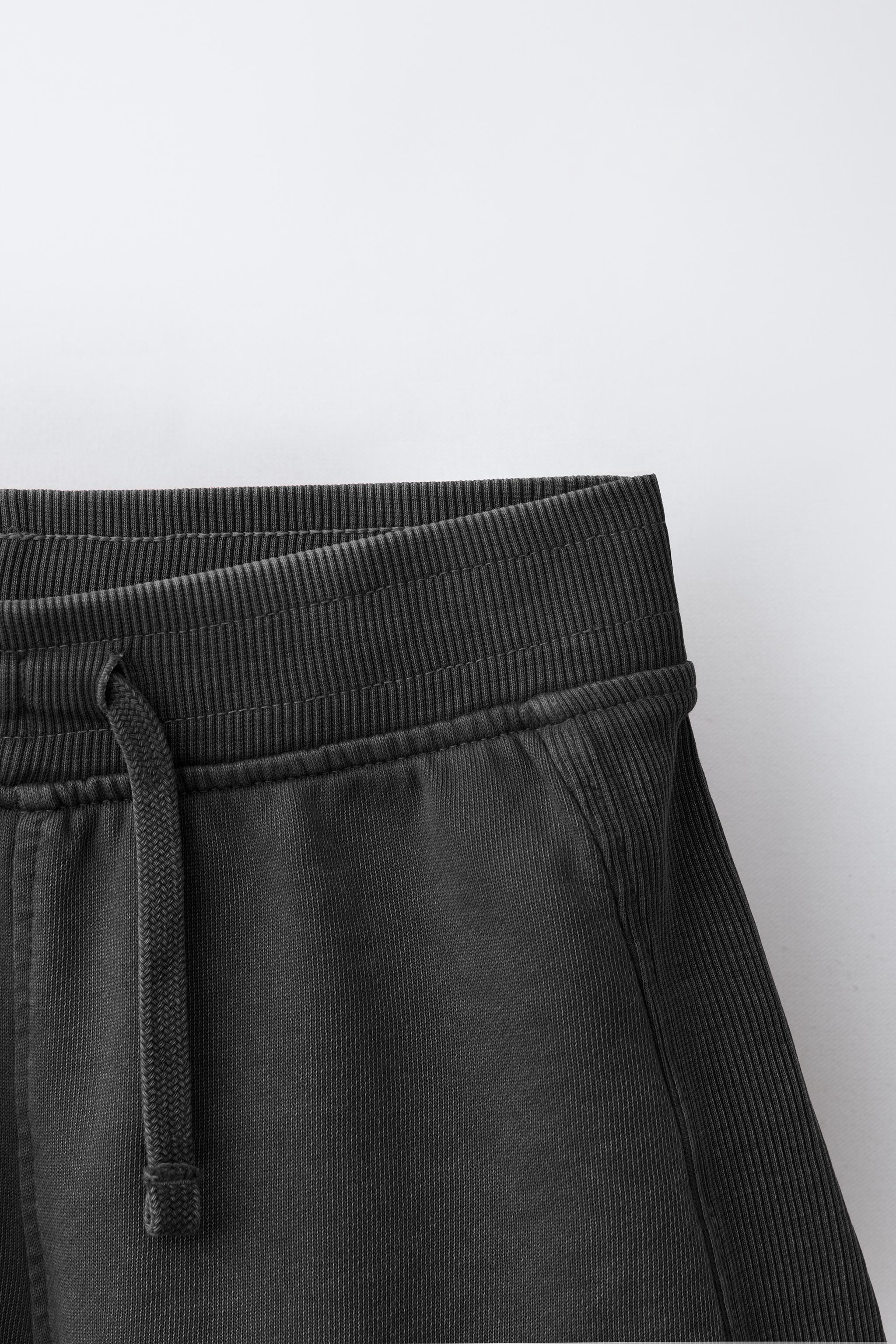 BERMUDA DE JOGGING EFFET DÉLAVÉ