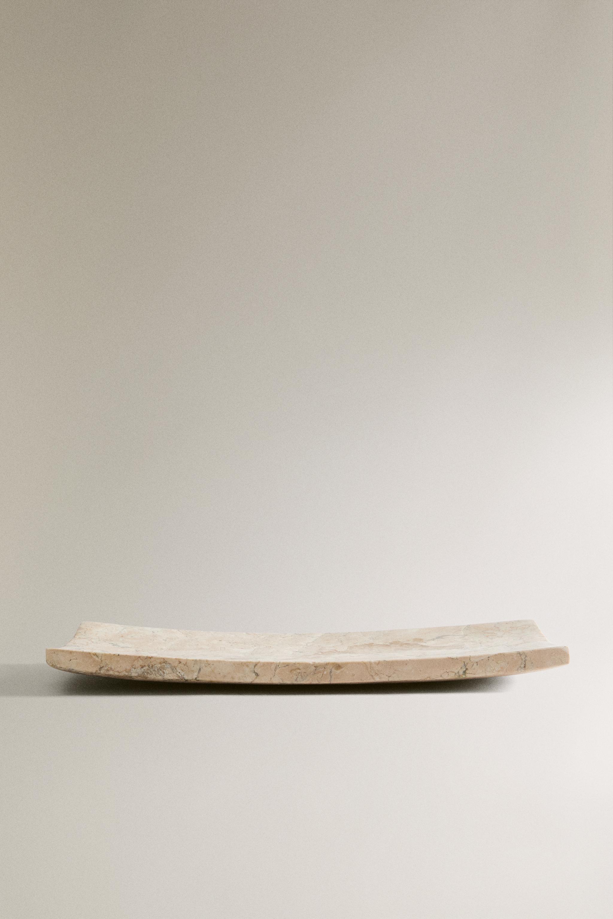 【人気】ZARA  大理石トレイ バス用トレイ 大理石 ベージュ | Zara Home 日本/Japan