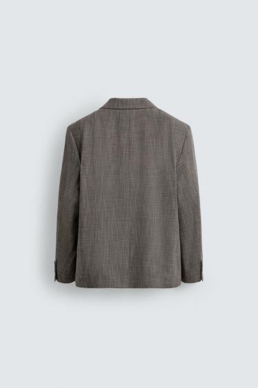 VESTE DE COSTUME STRUCTURÉE - Marron clair de Zara - Image 9