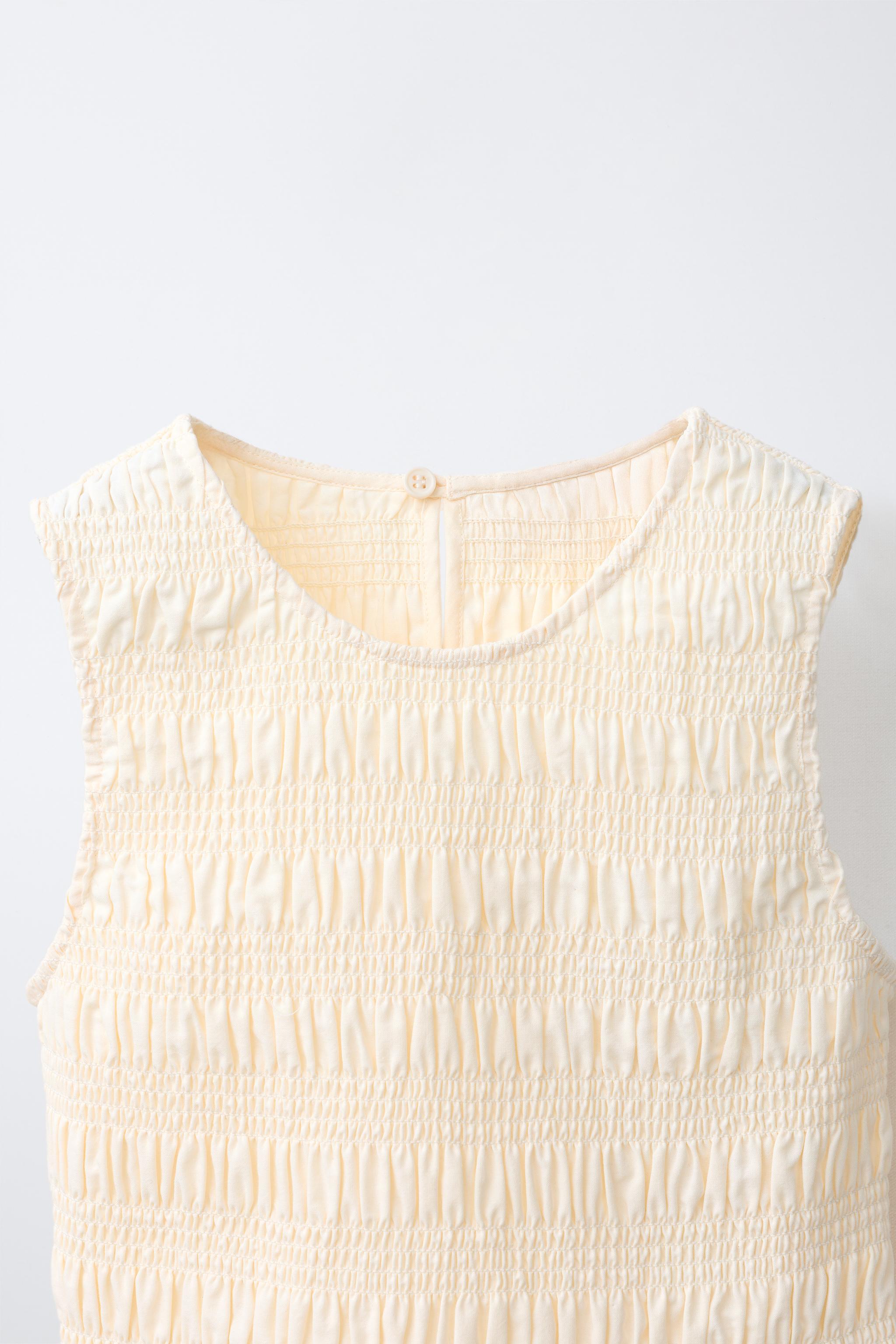 SCHIFFLY ELASTICIZED TOP