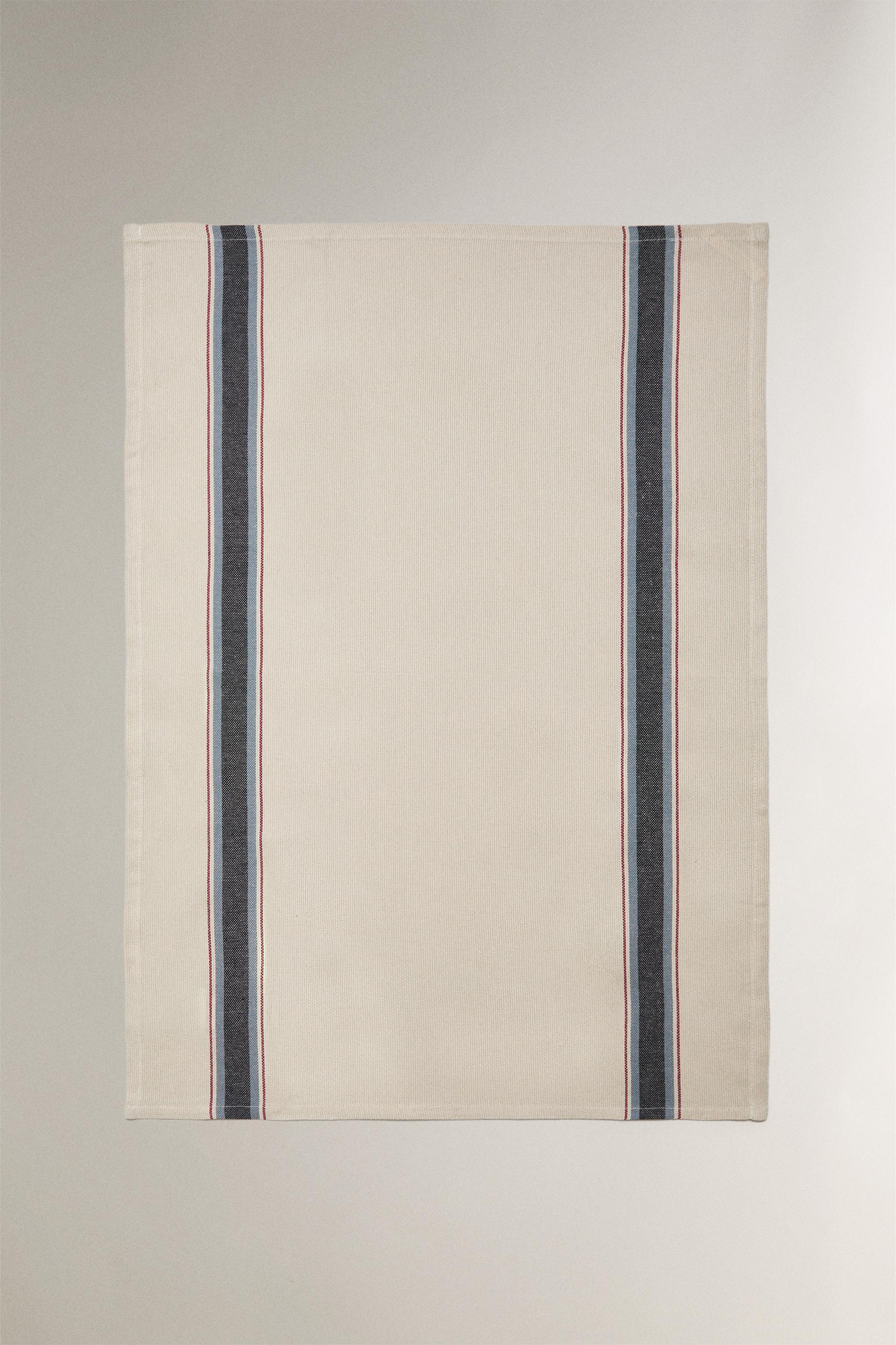 STRIPED COTTON KITCHEN TOWEL