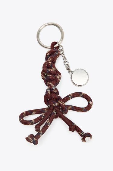 CORD CHARM - Burgundy Red by Zara
