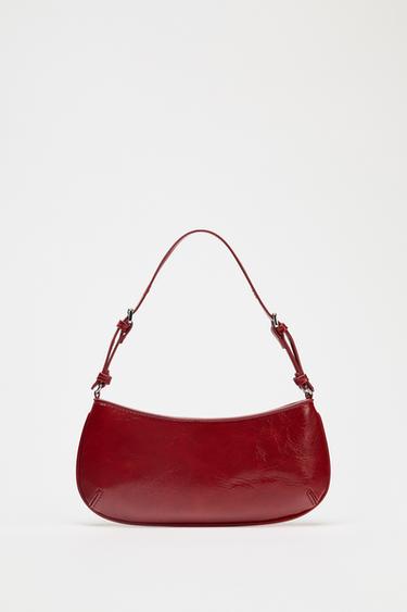 SAC EFFET CRAQUELÉ - Rouge de Zara