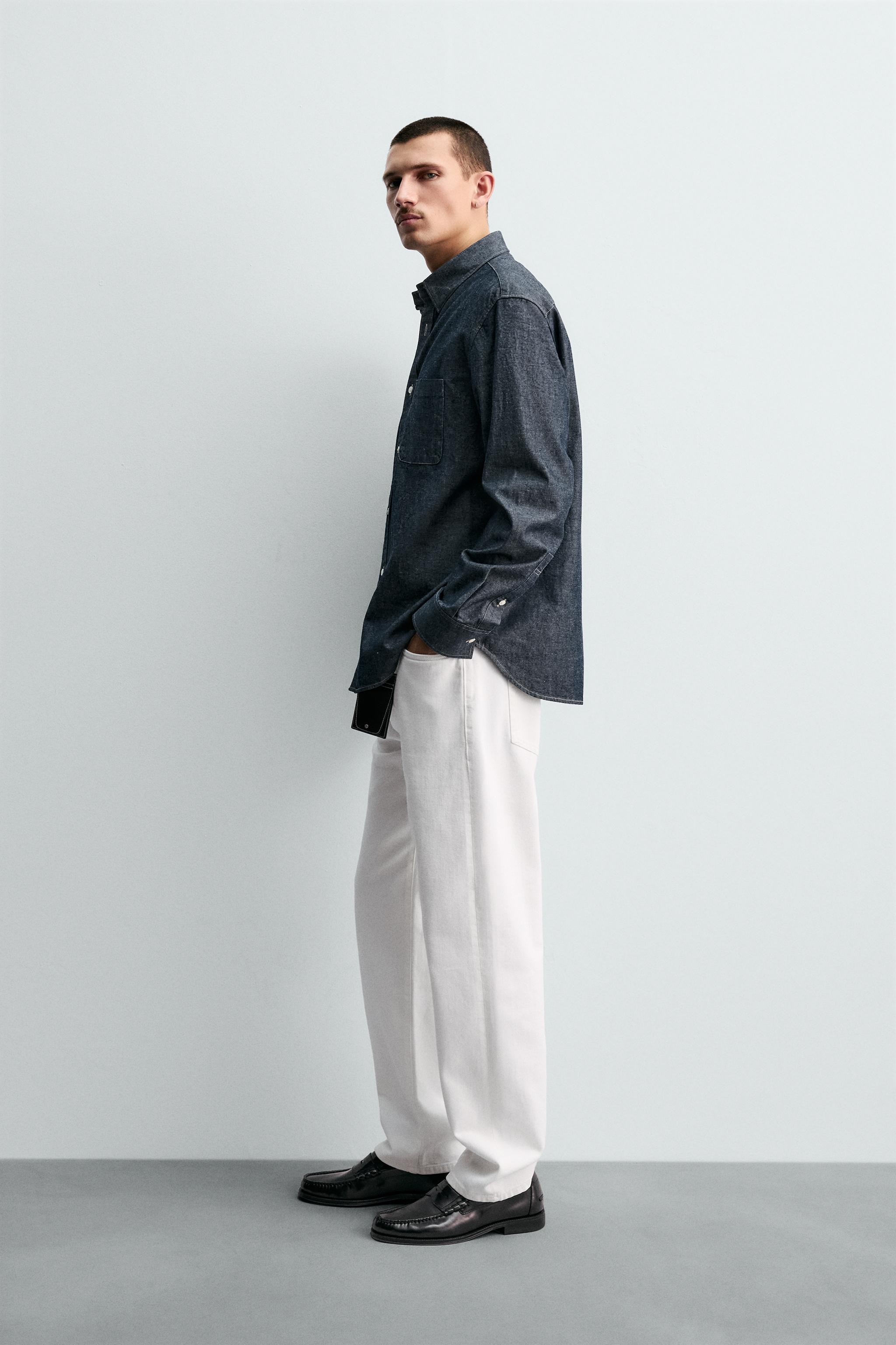 RELAXED FIT DENIM SHIRT