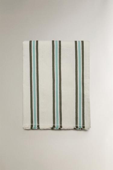 MULTIPURPOSE STRIPED THROW - striped by Zara