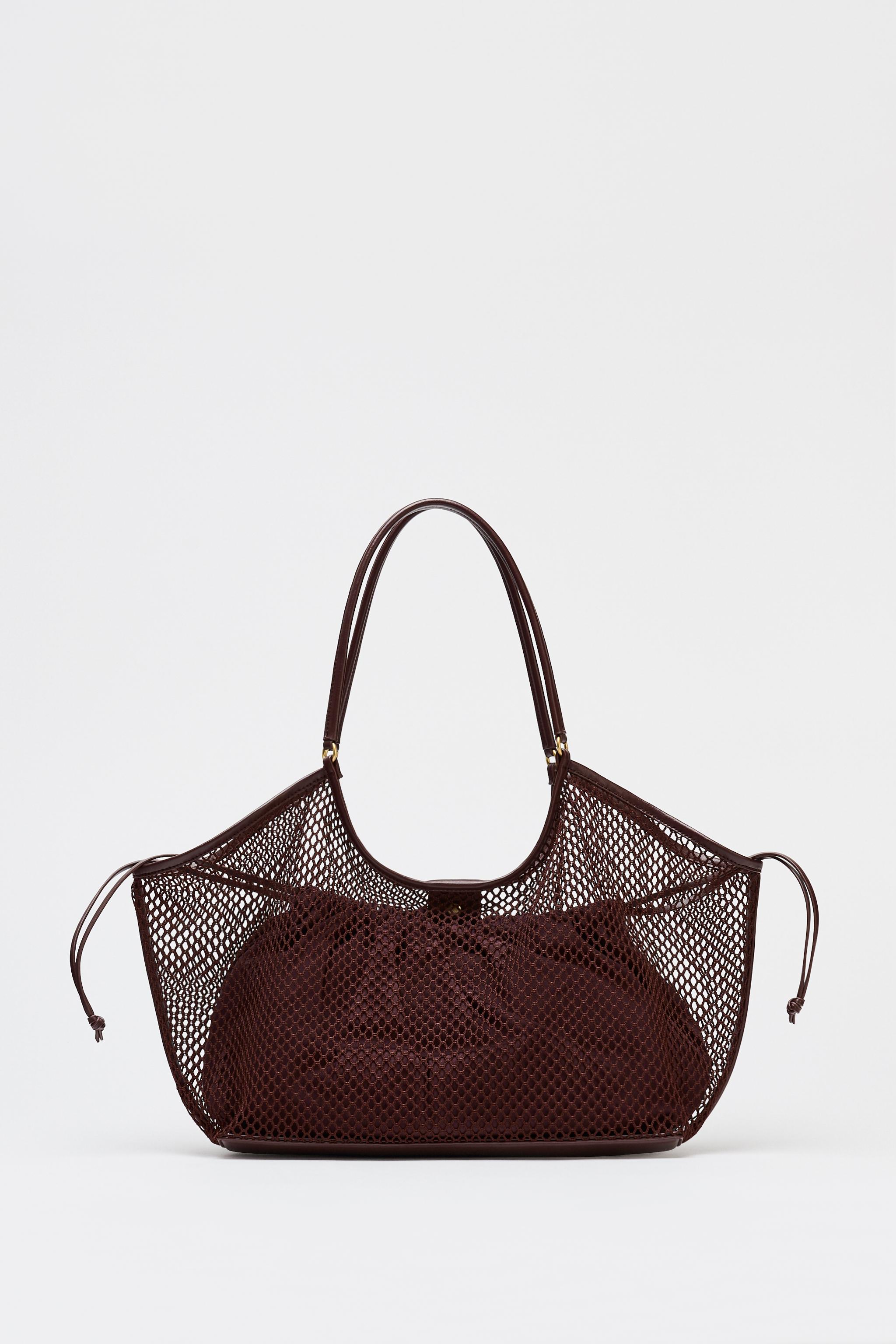 MESH TOTE BAG - Green | ZARA New Zealand