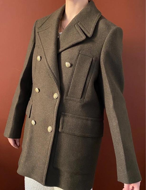 ZW COLLECTION WOOL BLEND COAT - Image 3