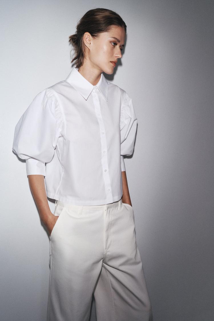 POPLIN SHIRT ZW COLLECTION