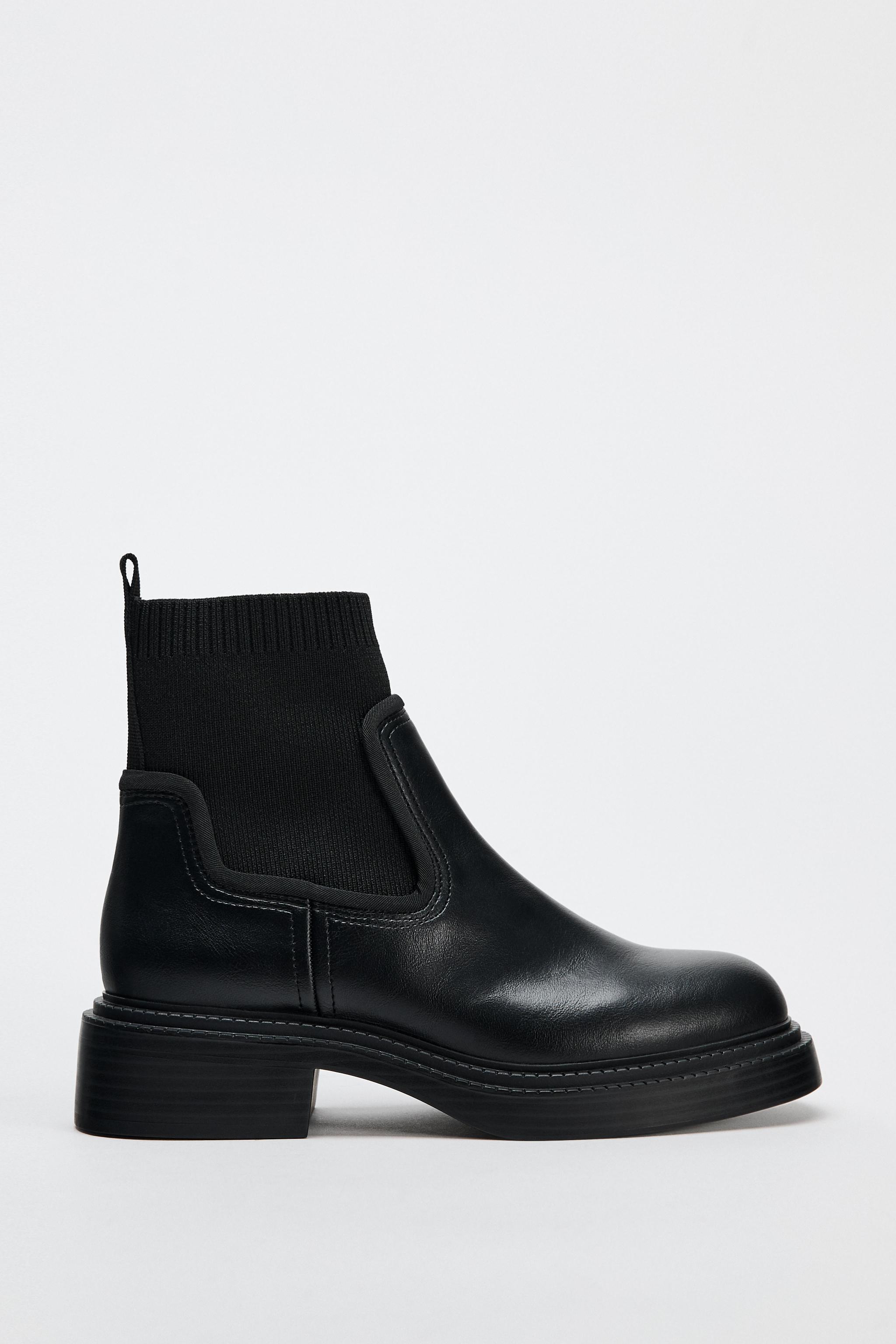 TRACK SOLE CHELSEA BOOTS - Black | ZARA South Africa