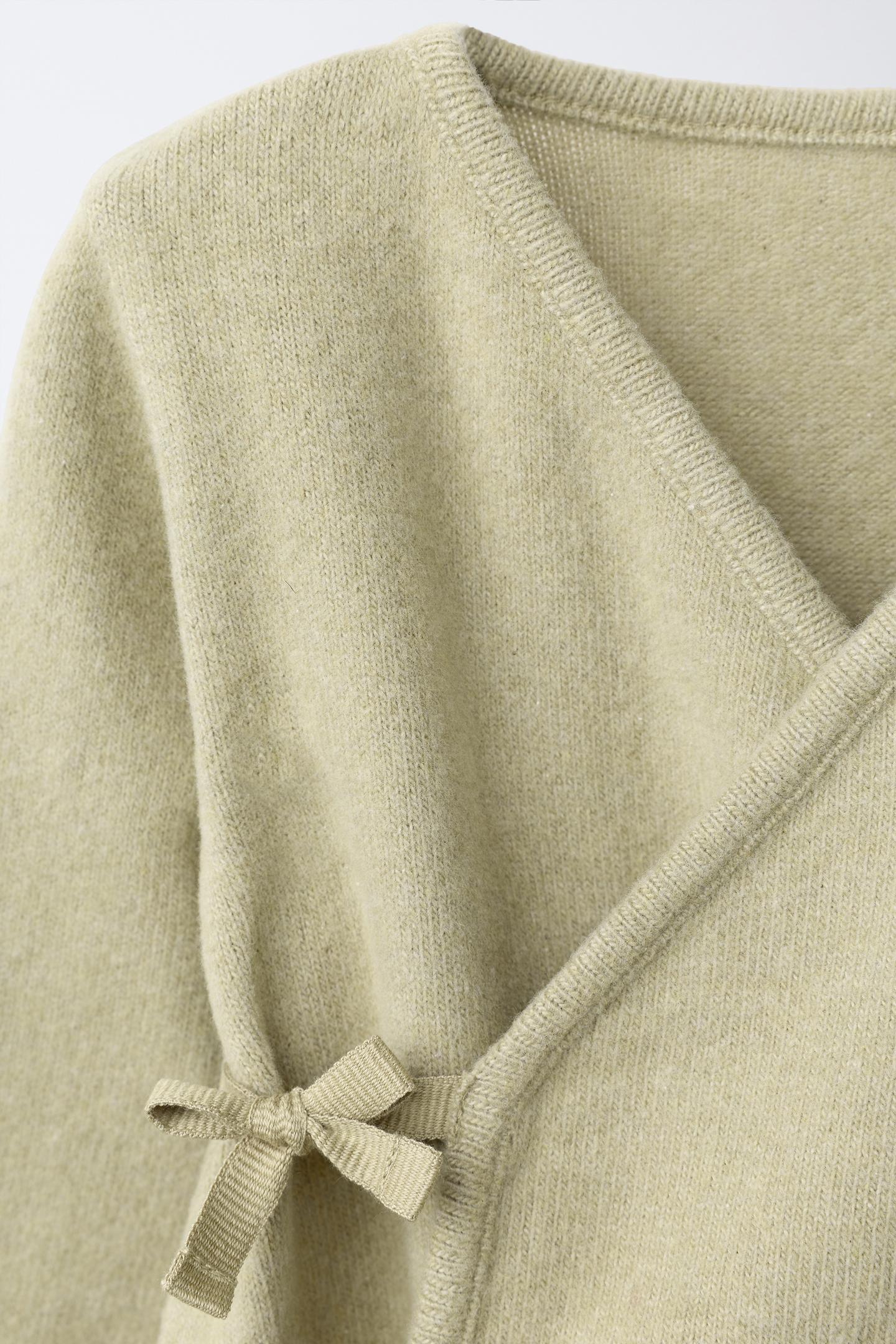 Детский комбинезон Zara Cozy Wrap, цвет: Зелёный — фото 3