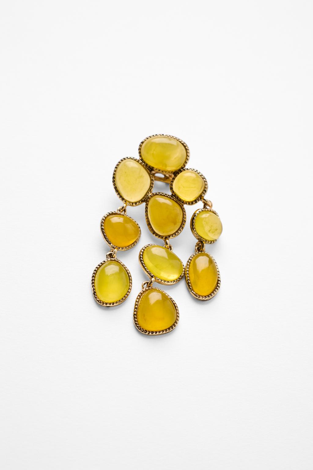 RESIN STONE EARRINGS