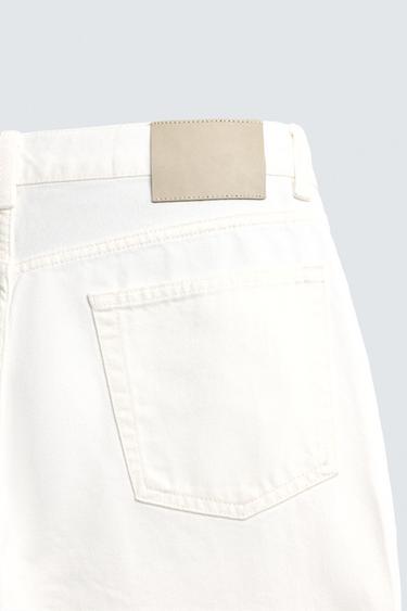 JEAN COUPE DROITE - Blanc cassé de Zara - Image 8