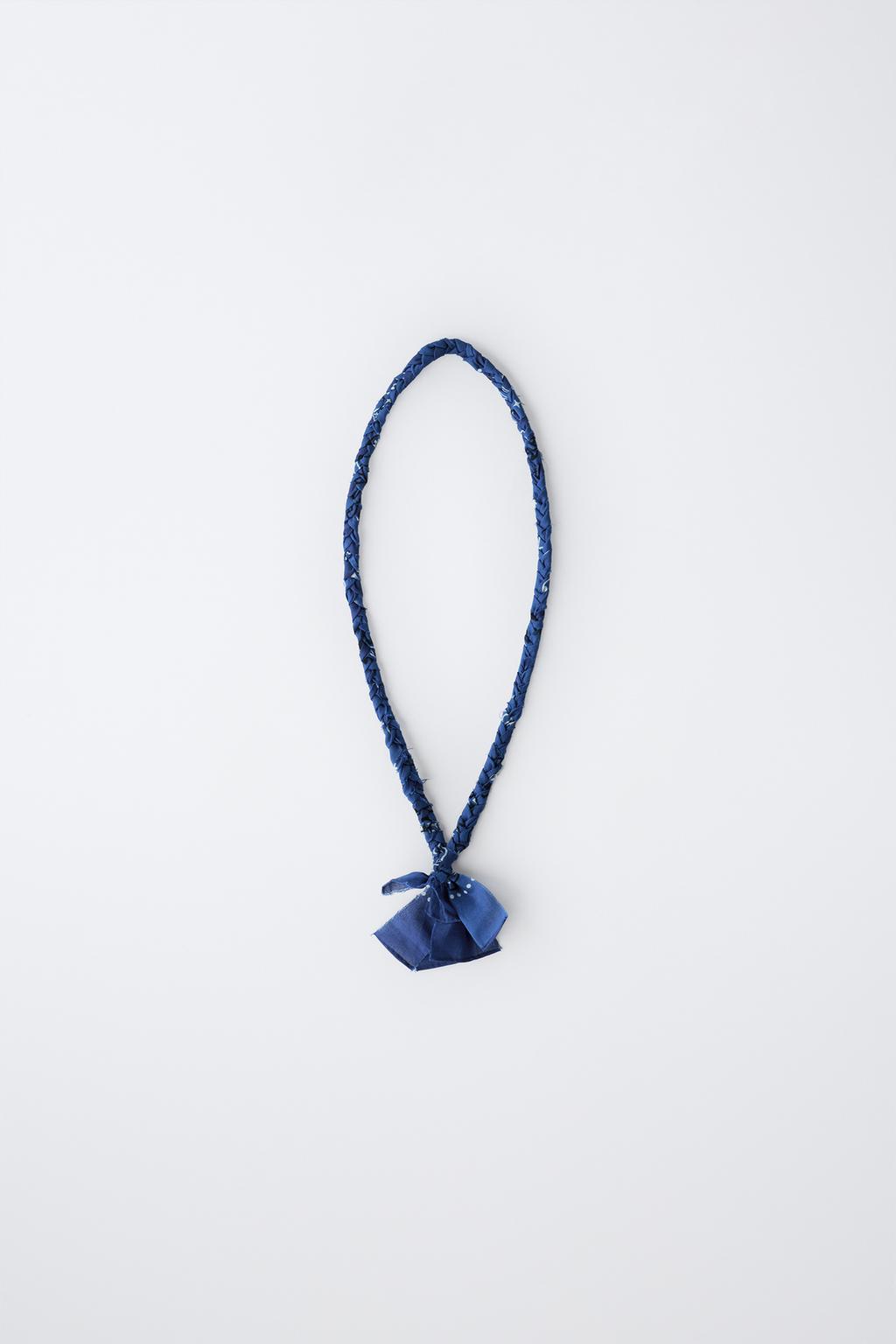 BRAIDED BANDANA NECKLACE