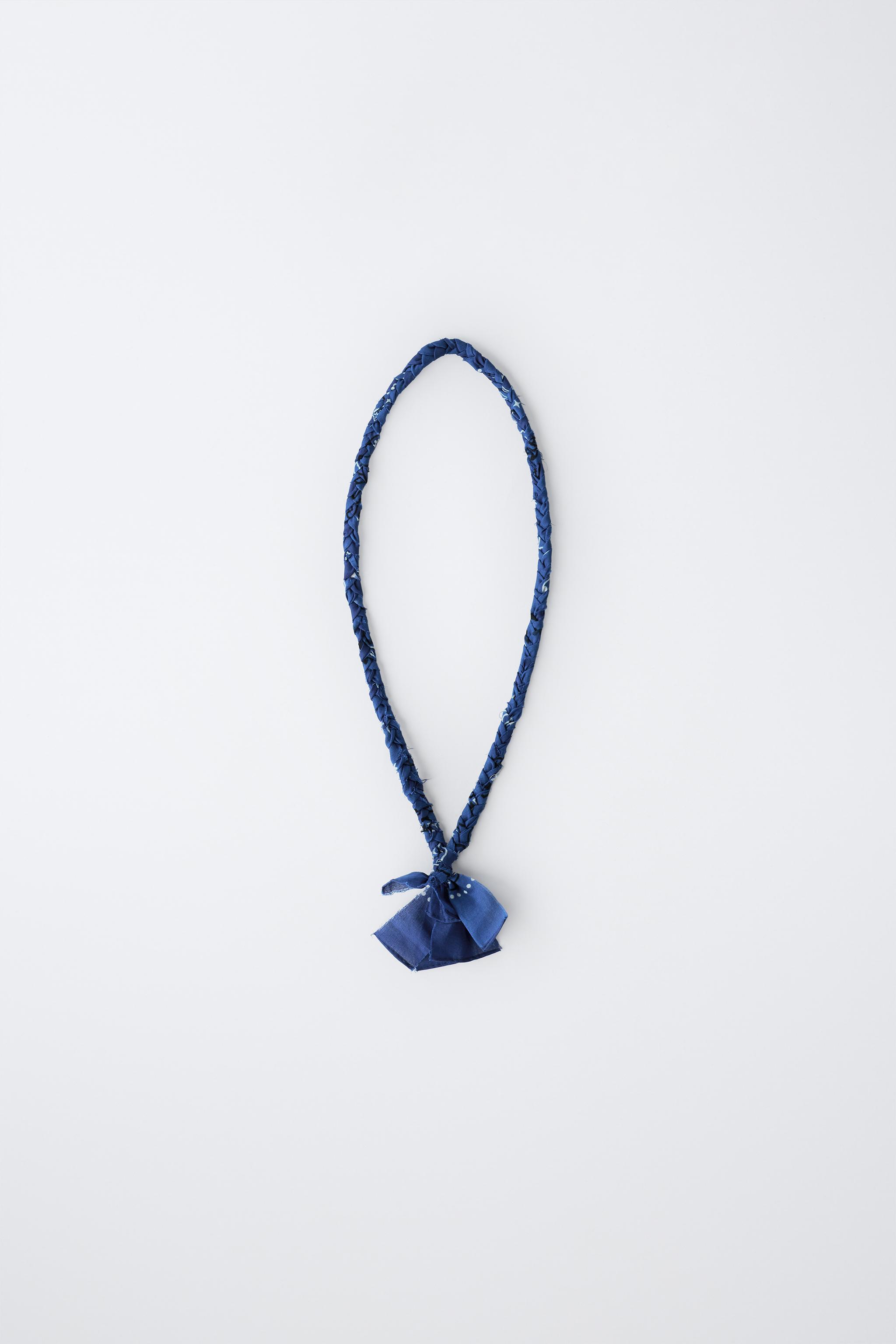 BRAIDED BANDANA NECKLACE