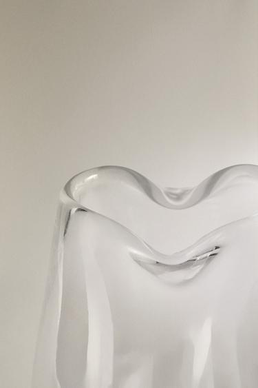 VASE HAUT À COL IRRÉGULIER - Perle / Beige de Zara - Image 4