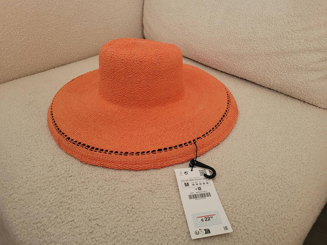 COLOURED WOVEN HAT - Image 4
