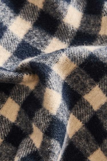 PLAID DOUX VICHY NOËL - Bleu de Zara - Image 2