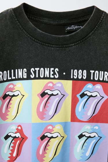 ROLLING STONES © WASHED-EFFECT T-SHIRT - Dark anthracite by Zara - Image 2