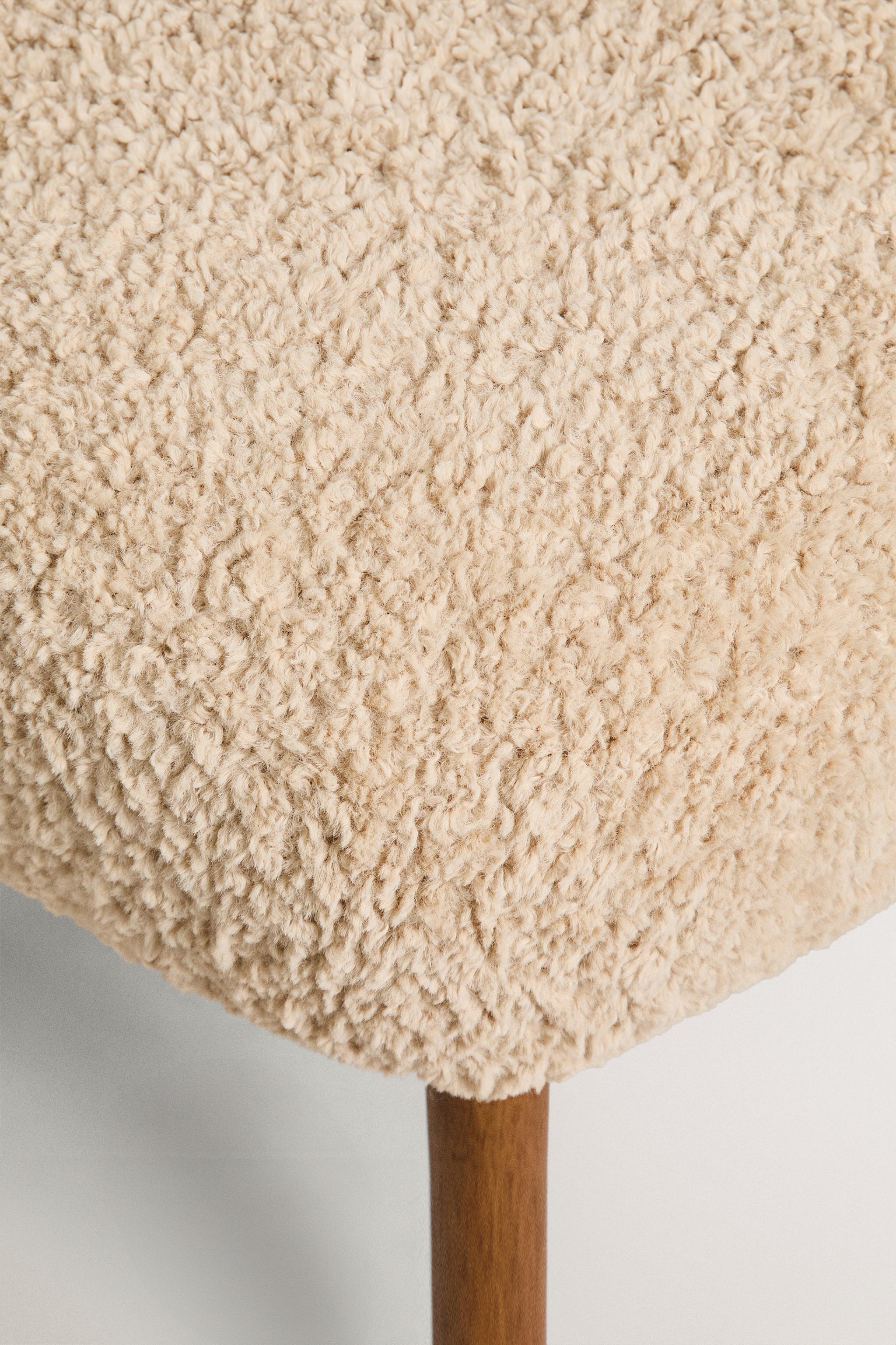 TERRYCLOTH FOOTREST STOOL