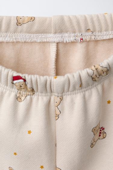 BEARS SWEATSHIRT AND JOGGER TROUSERS SET - Ecru by Zara - Image 5