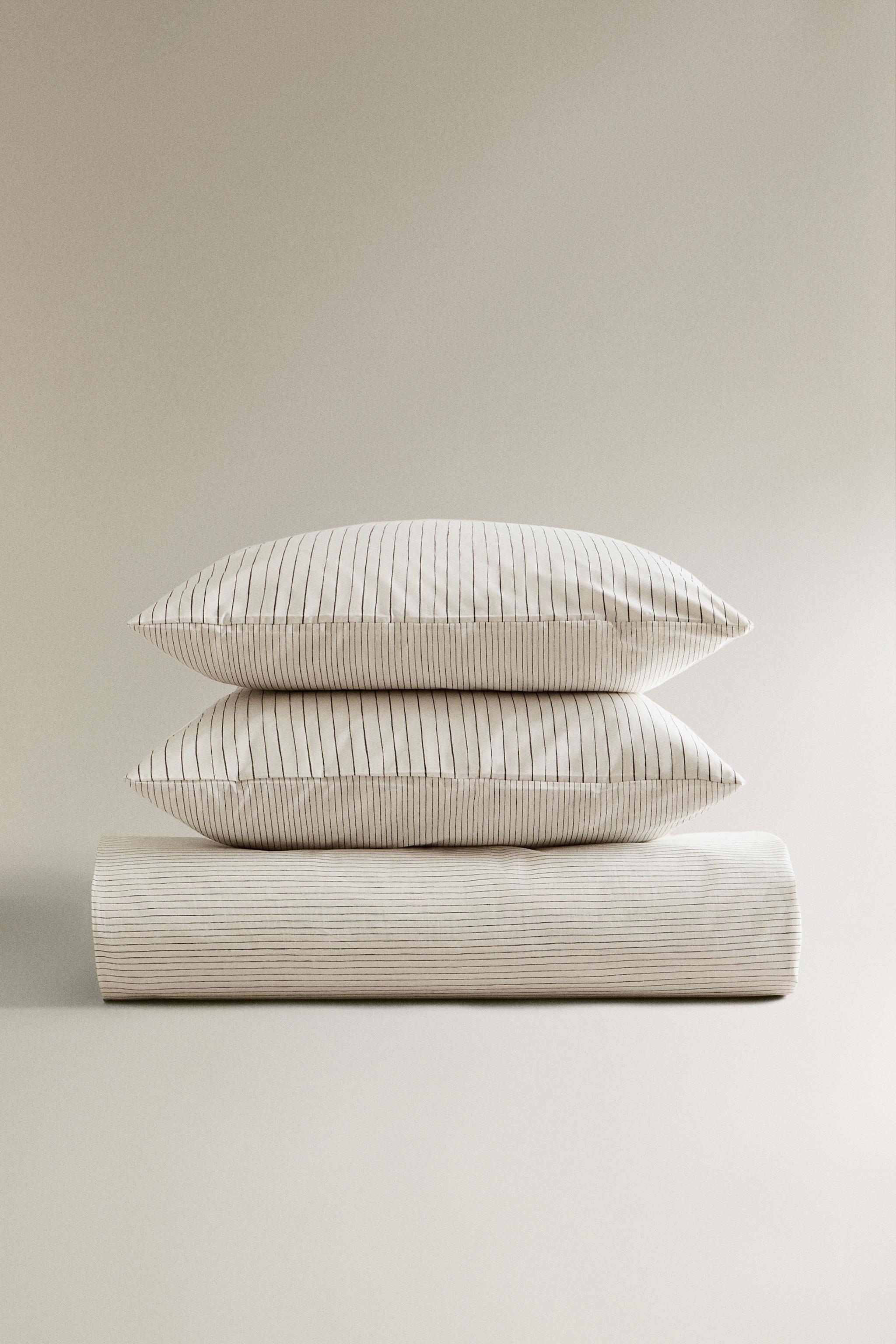 REVERSIBLE STRIPED DUVET COVER