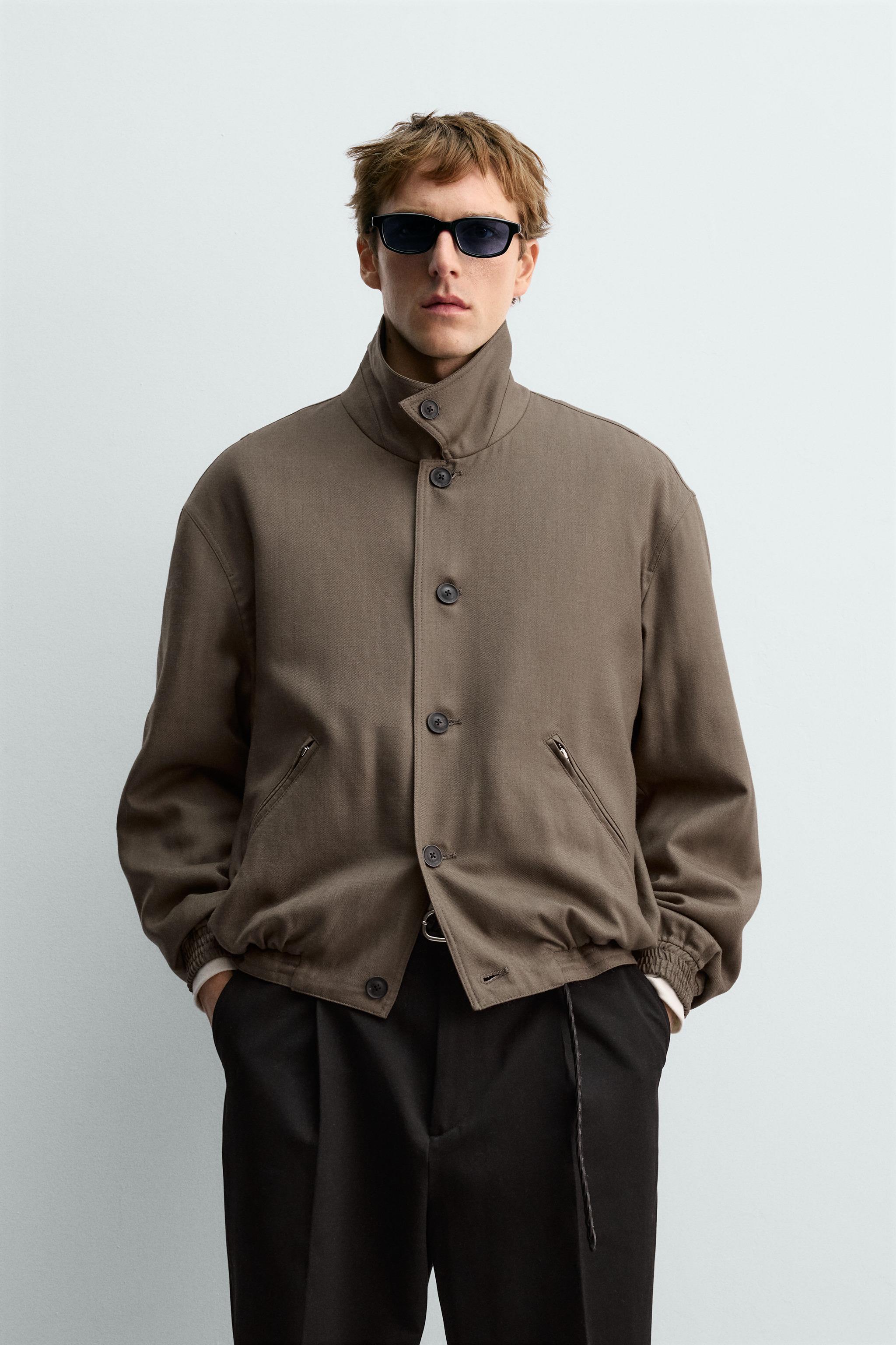 100% WOOL QUILTED AARON LEVINE X ZARA JACKET